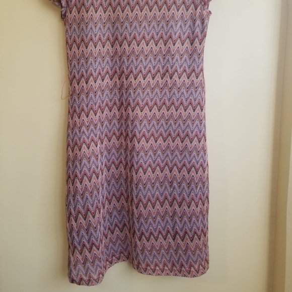 Grifflin Scoop Neck Zig Zag Dress NWOT - Picture 2 of 4